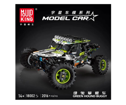 Zabawka edukacyjno-interaktywna Mould King Klocki konstrukcyjne Buggy "Hound" zielony 2016 el.